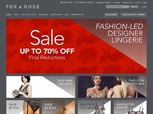 Fox & Rose website