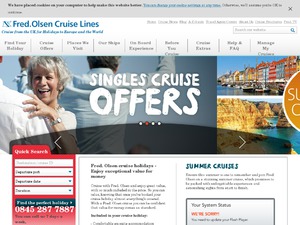 Fred Olsen Cruise Lines website