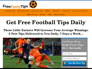 Free Footy Tips website