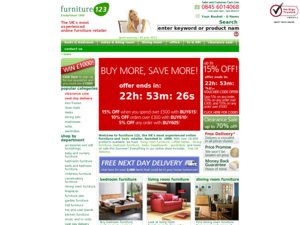 Furniture123 website
