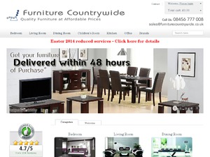 Furniture Countrywide website