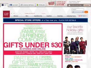 GAP website
