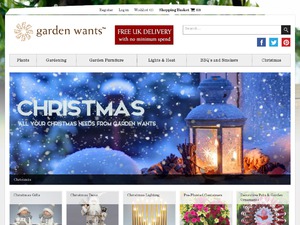 Garden Wants website