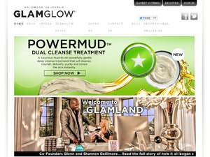GlamGlow website