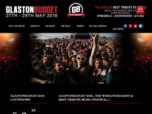 Glastonbudget website