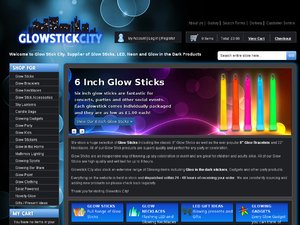Glowstick City website