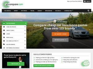 Go Compare website