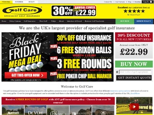 Golf Care website