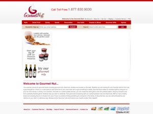 GourmetNut website