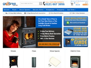 GR8 Fires website