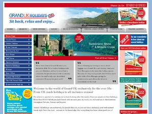 Grand UK Holidays website