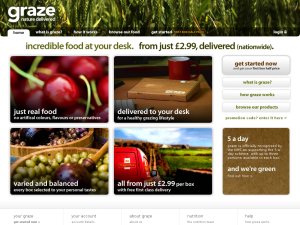Graze Shop website