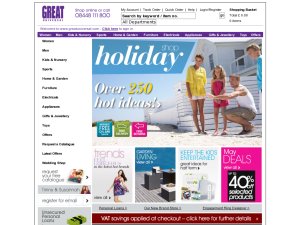 Great Universal website
