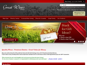 Great Wines Direct website