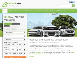 Green Path Transfers website