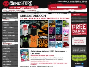 Grindstore website