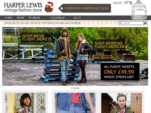 Harper and Lewis Vintage website