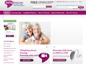 Hearing Direct website