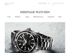 Heritage Watches website