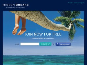 Hidden Breaks website