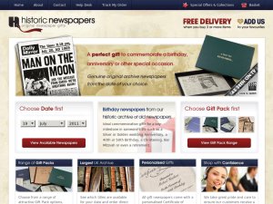 Historic Newspapers website