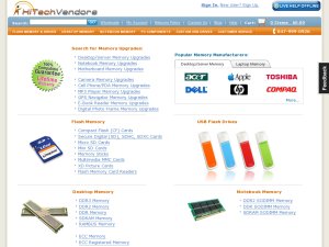 HiTechVendors website