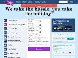 Holiday Extras website