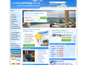 Holidaylettings.co.uk website