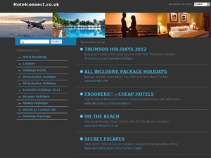 Hotel Connect website