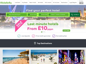 Hotels4U website