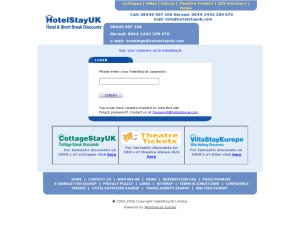 HotelStayUK website