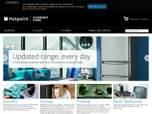 Hotpoint Clearance Store website