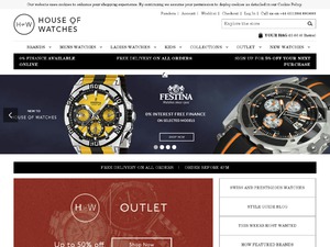 House Of Watches website