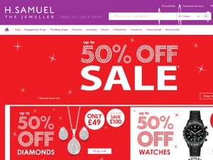 H Samuel website