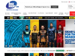 Huge Rugby website
