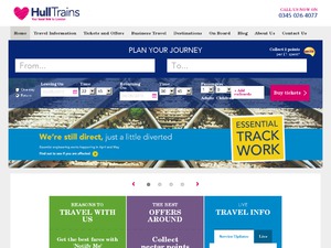 First Hull Trains website
