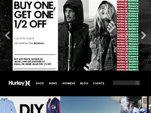 Hurley website