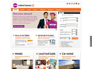 Iceland Express website