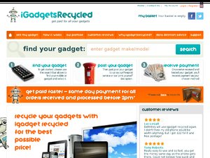 iGadgets Recycled website