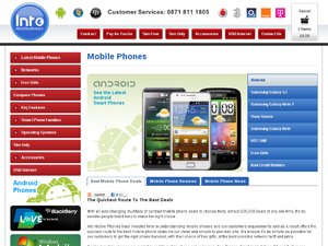 Into Mobile Phones website