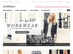 Inwear website