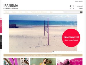Ipanema Flip Flops website