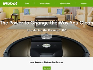 irobot.com (Roomba) website