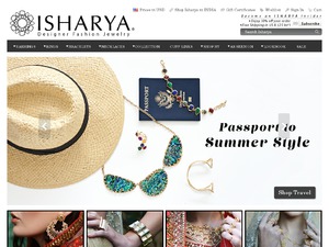 Isharya Global website