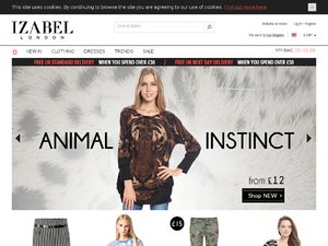 Izabel London website