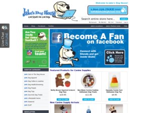 Jake's Dog House website