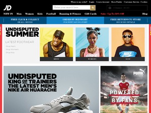 JD Sports website