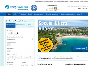 Jersey Travel website