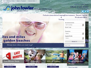 John Fowler Holidays website