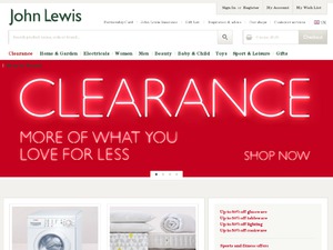 John Lewis website
